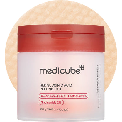 Red Succinic Acid Panthenol Pads