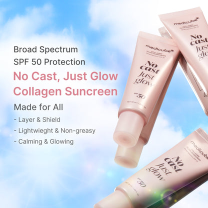 [Subscr.] No Cast Just Glow Collagen Sunscreen